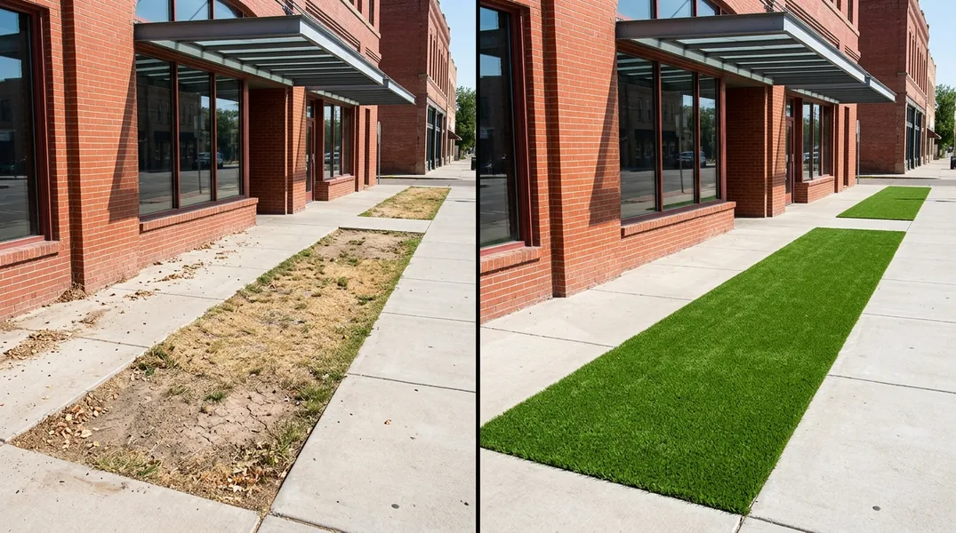Result artificial grass installation in Pueblo - Pueblo Artificial Grass Installation