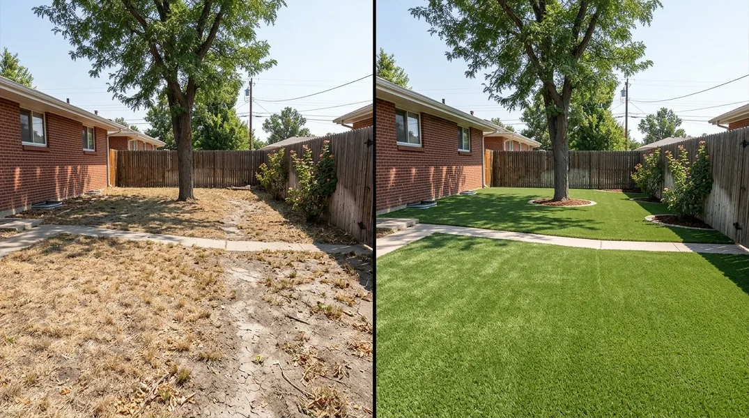 Result artificial grass installation in Pueblo - Pueblo Artificial Grass Installation