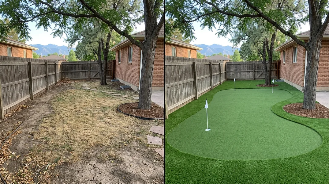 Result artificial grass installation in Pueblo - Pueblo Artificial Grass Installation
